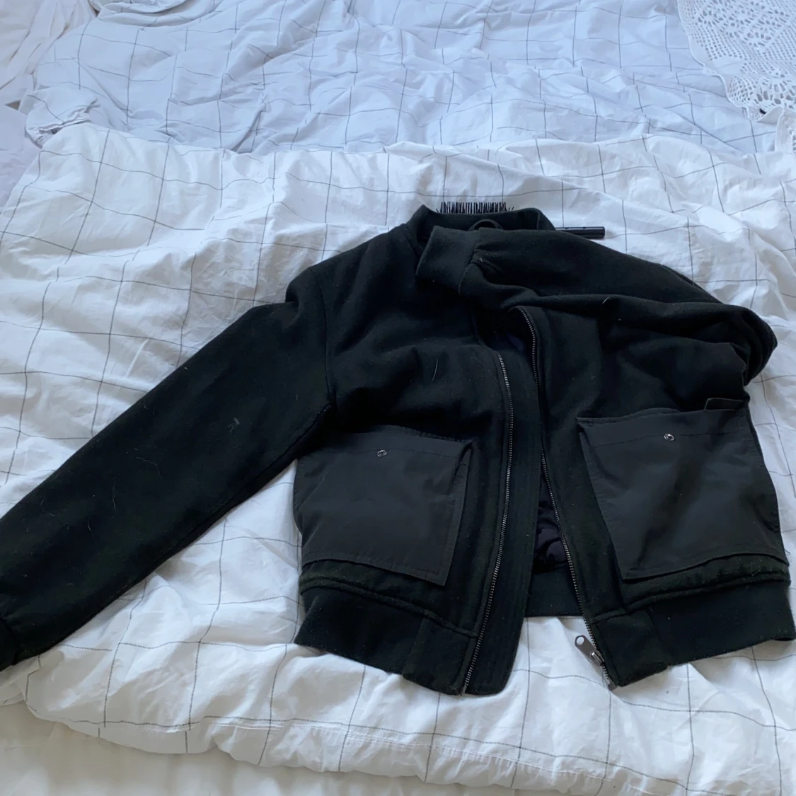 Mörkgrön jacka - 91