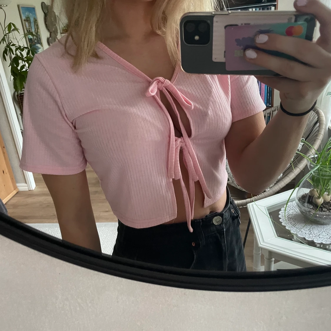 Rosa söt topp  - 90