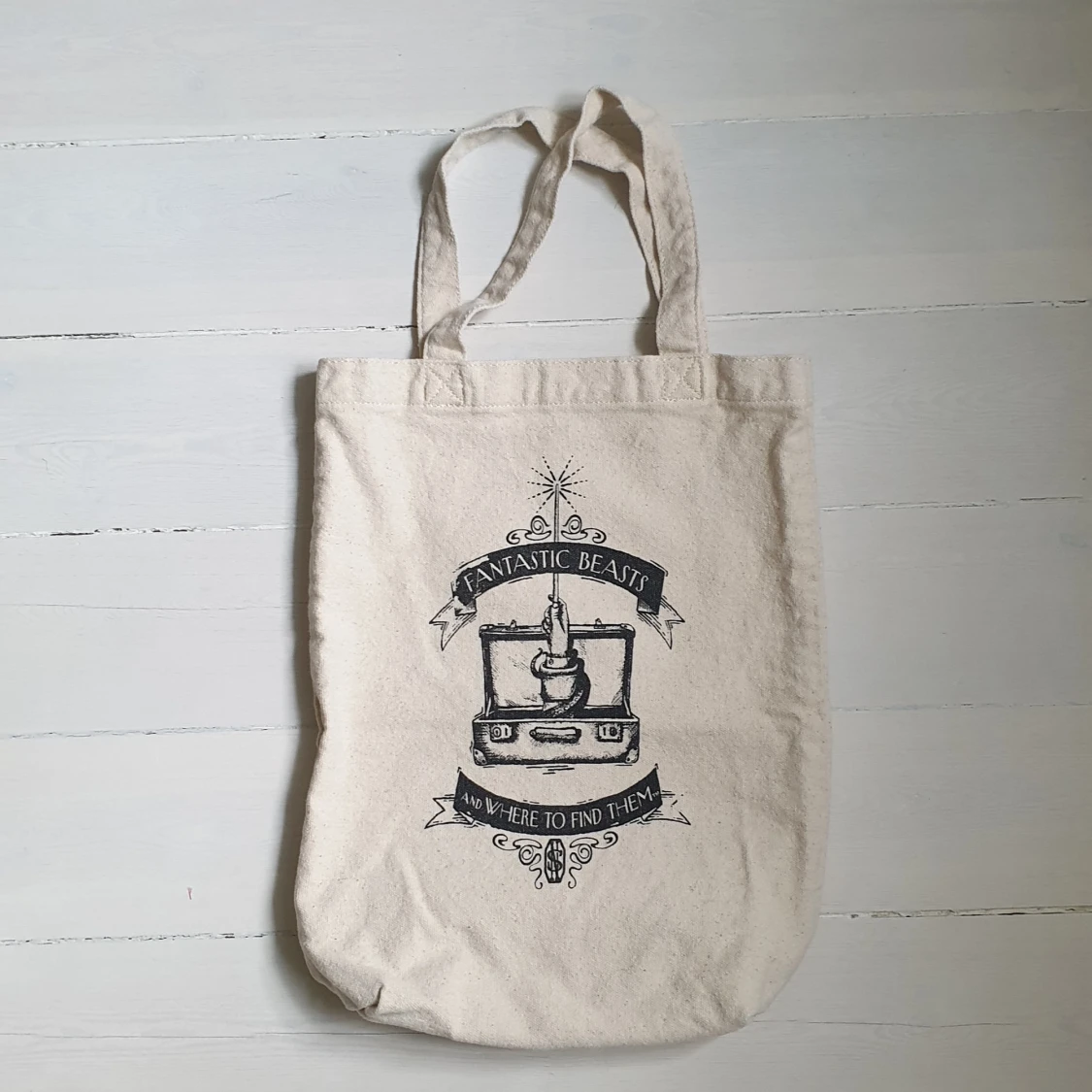 Tote bag med Harry Potter tryck