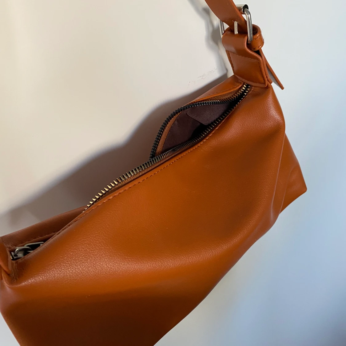 Axelväska brun/orange - 91