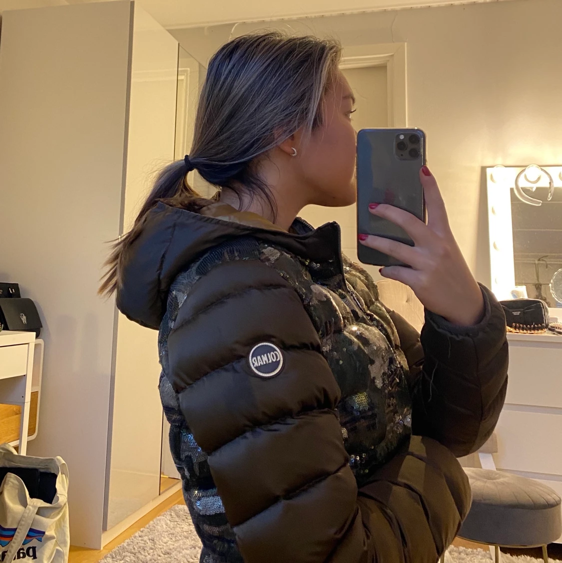 Colmar vinterjacka camoflage!!💚🤎  - 90