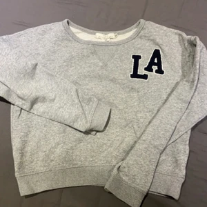 Grey vintage hoodie/sweater/ tröja  - Jag säljer min väldigt fina tröja som jag köpte från h&m.  den är fortfarande ny, jag har aldrig haft den på mig och kan skicka fler bilder till dig om du vill kolla!😊Jag kan träffas så kan vi diskutera slutpriset med frakt om du vill!❤️