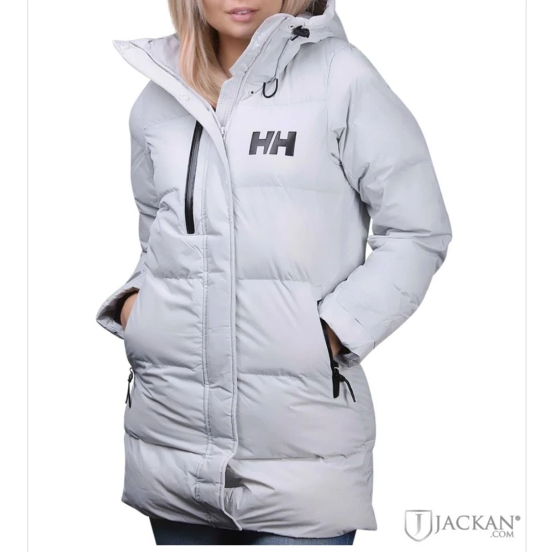 Parka vinterjacka helly hansen ljus grå  - 91