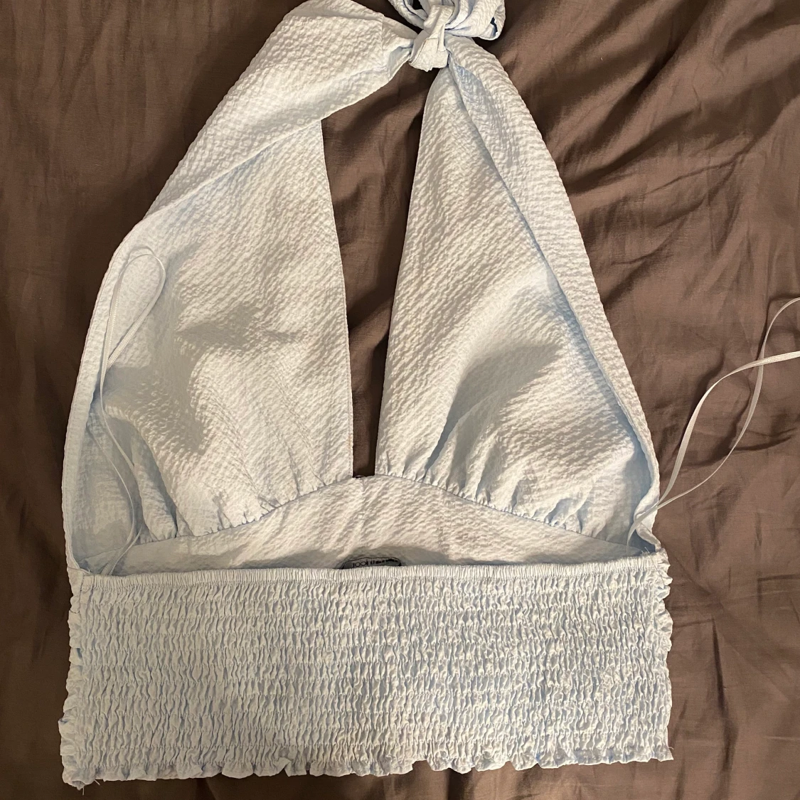 ljusblå halterneck - 90