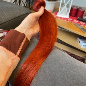 Rött löshår - Rött löshår 45 cm 