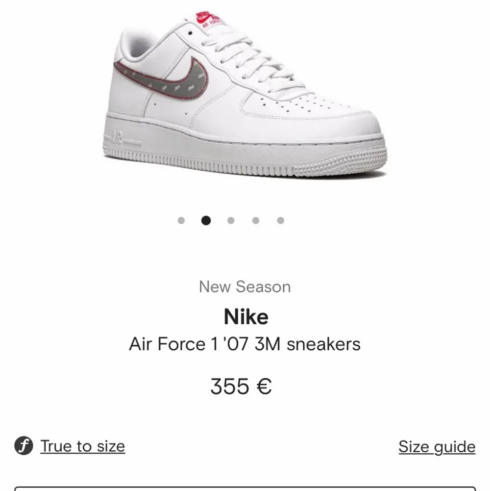 Nike skor here air force 3m edition nypris mellan 2500/4000kr bra skick 8/10 endast använd enstaka gånger (ingen låda finns med) storlek 44. Skor.