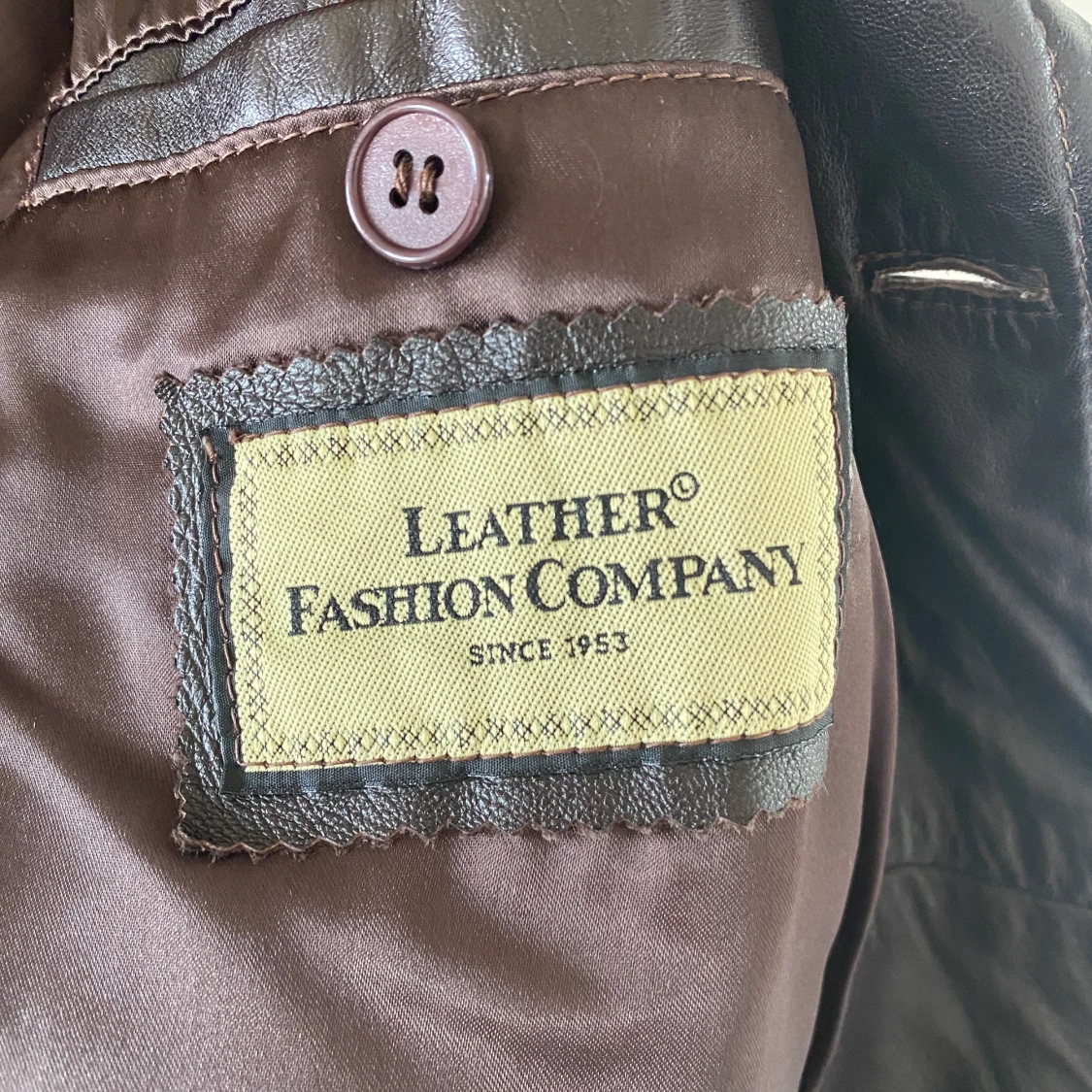 Vintage skinnjacka/blazer - 91