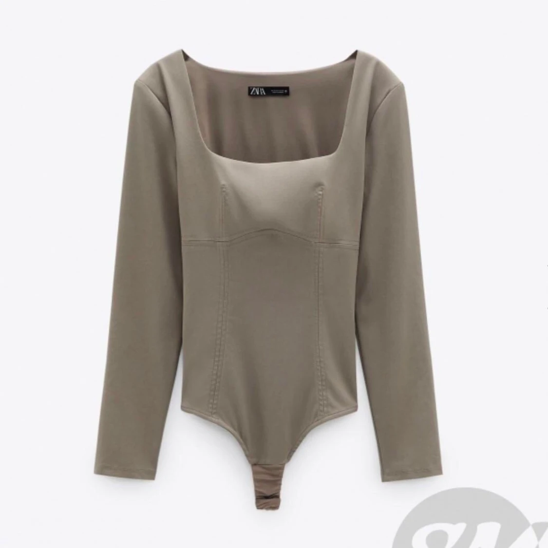 Långärmad body s. S - 90