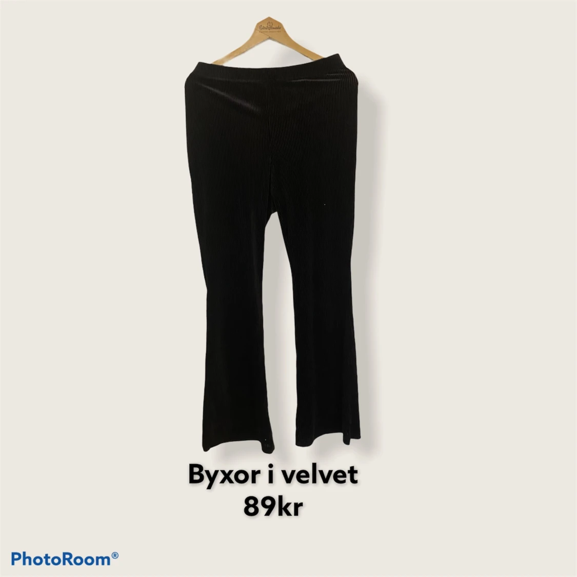 Velvet bootcut byxor