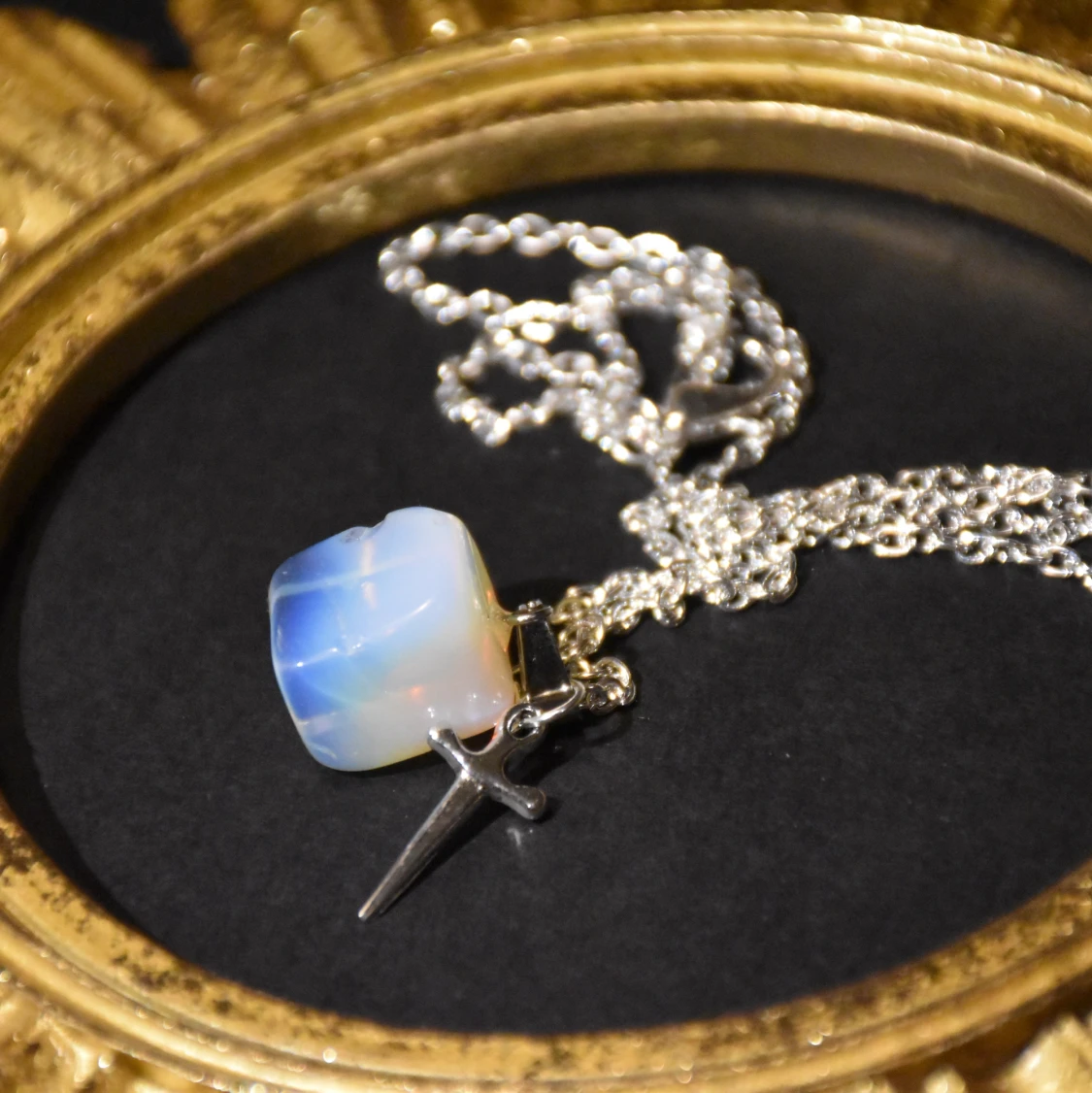 Halsband kristall  - 90