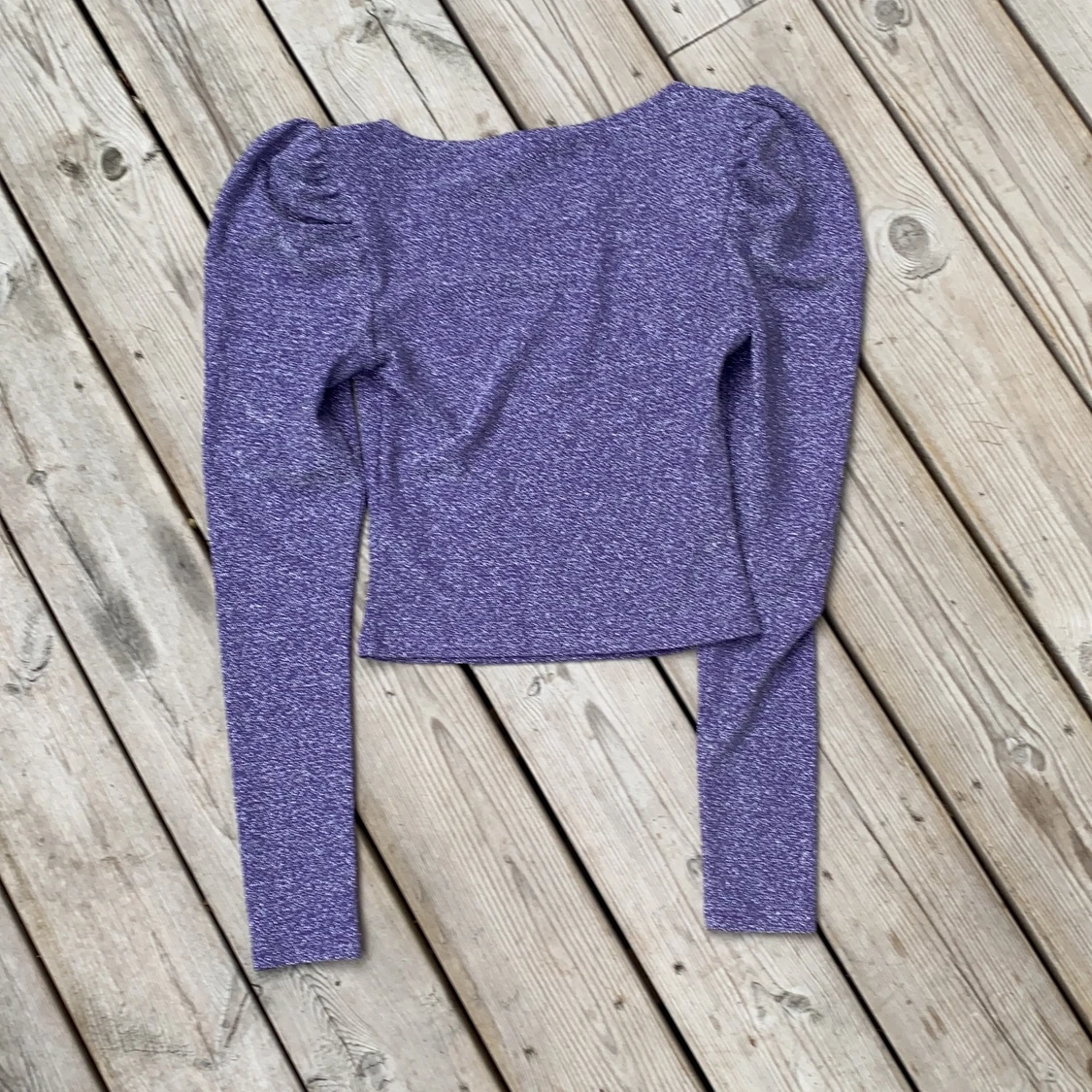 Lila glitter tröja - 90