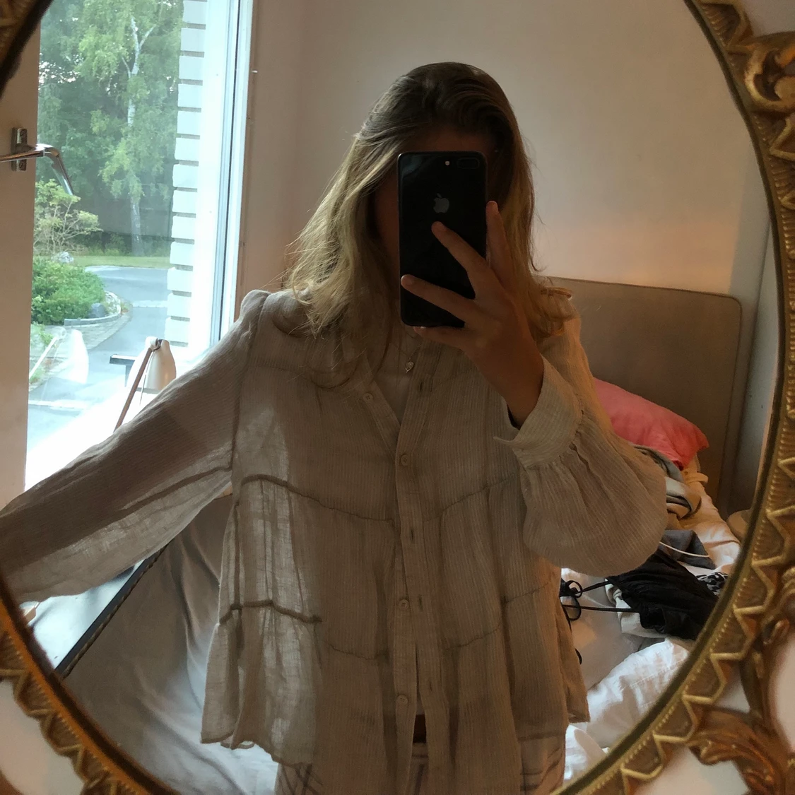 Skjorta med volang - 90