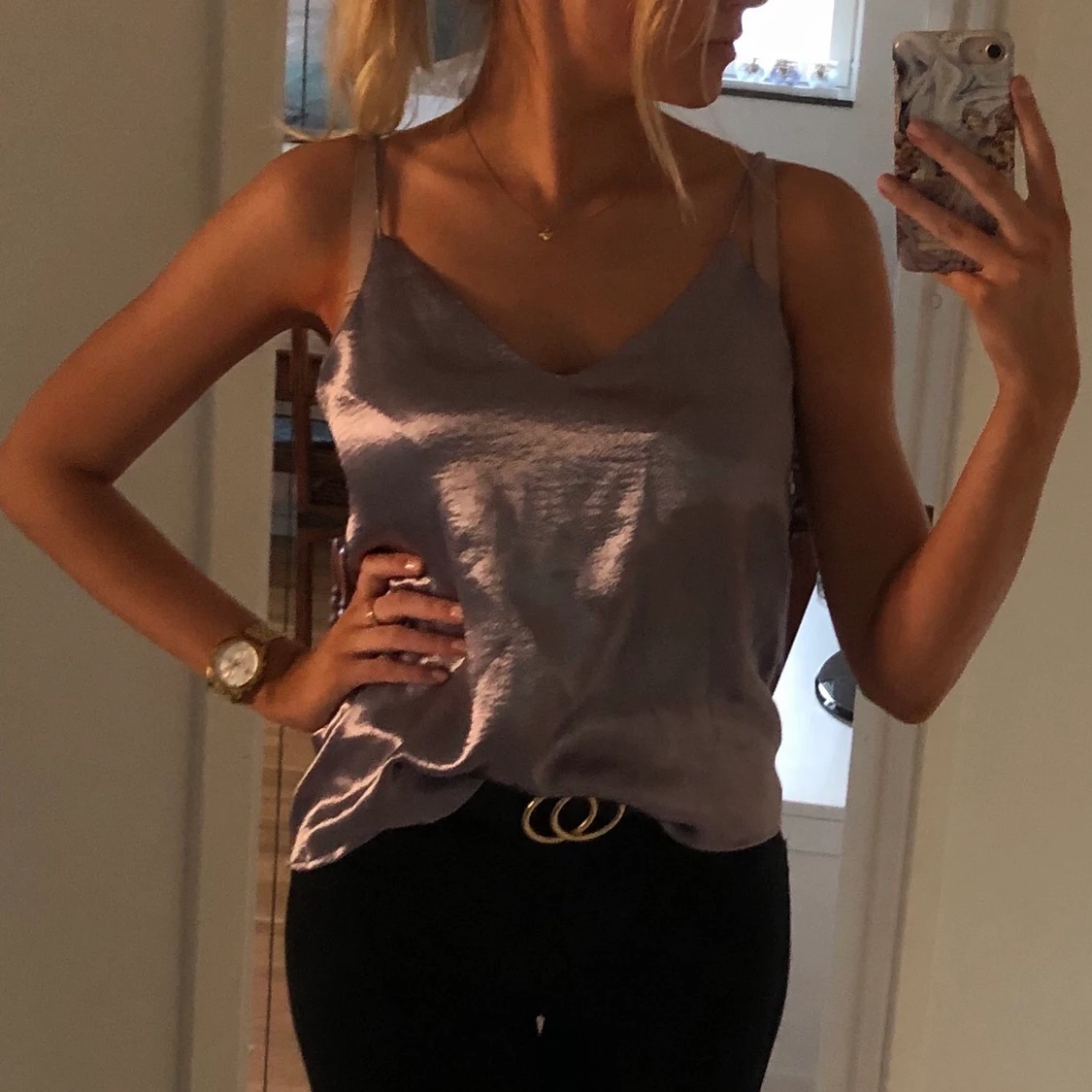 Festligt linne med fin rygg - 91