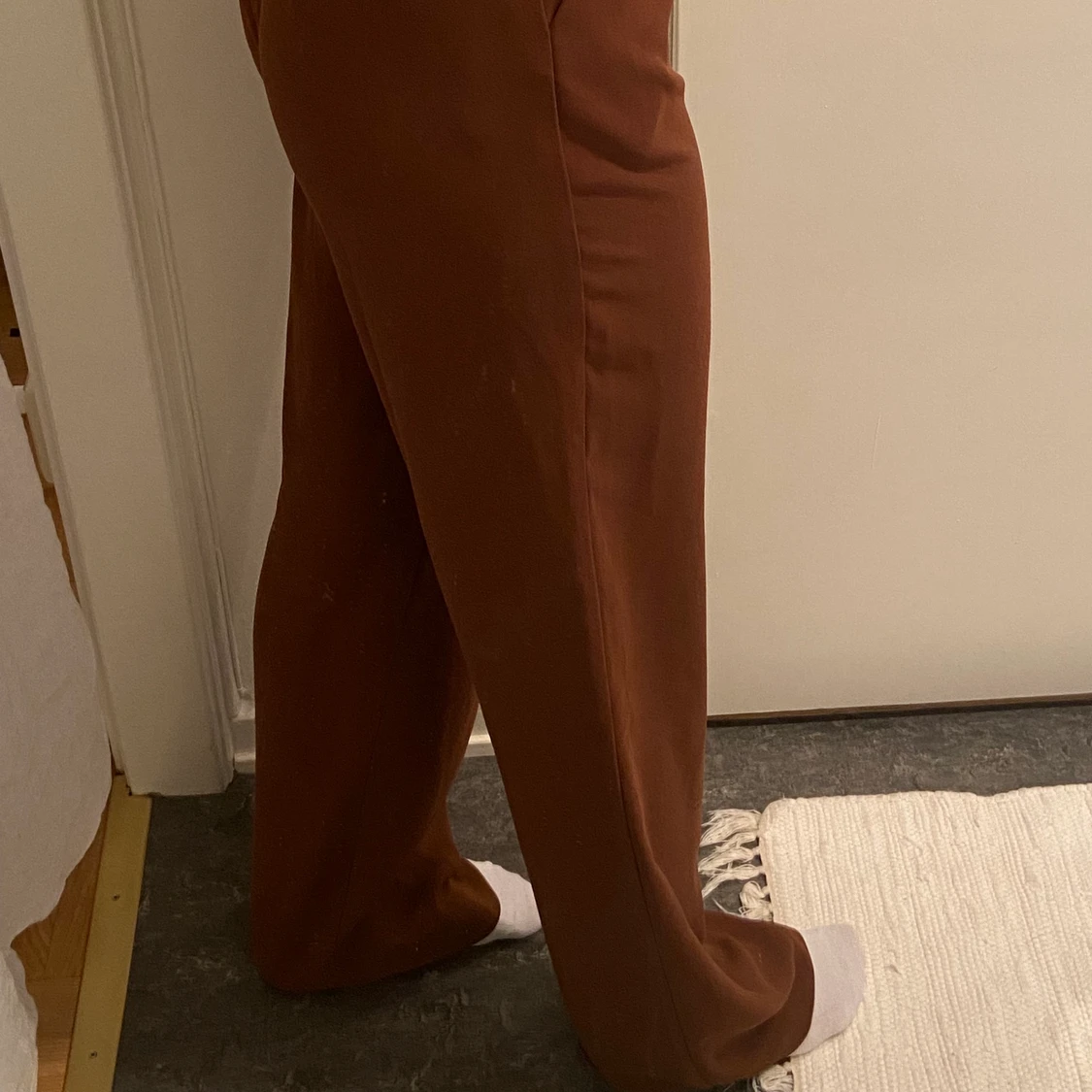 Bruna kostymbyxor  - 90