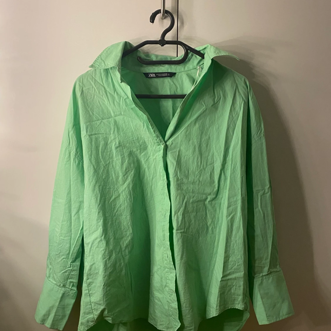 Grön oversize skjorta