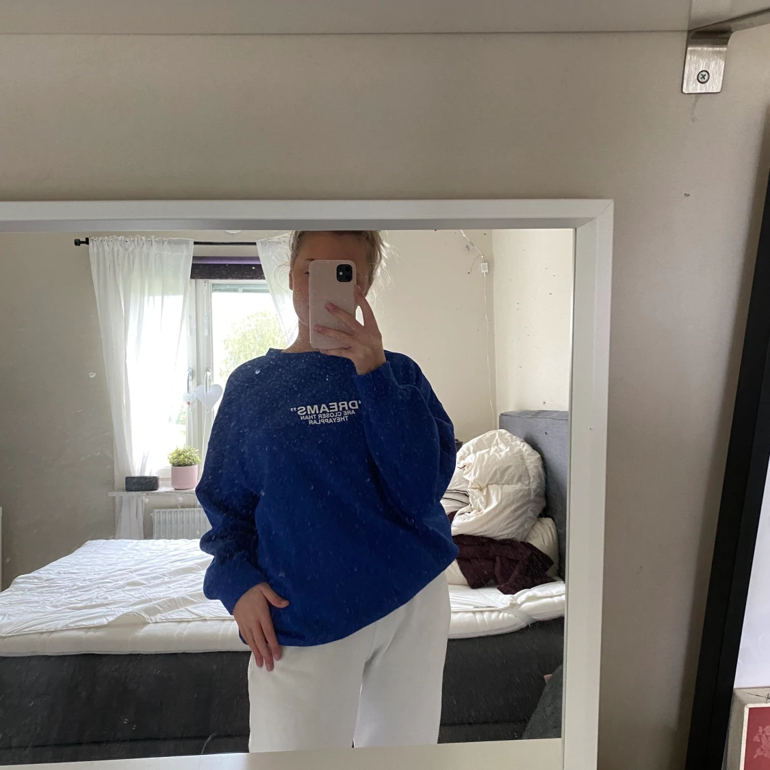 Blå oversize tröja  - 90