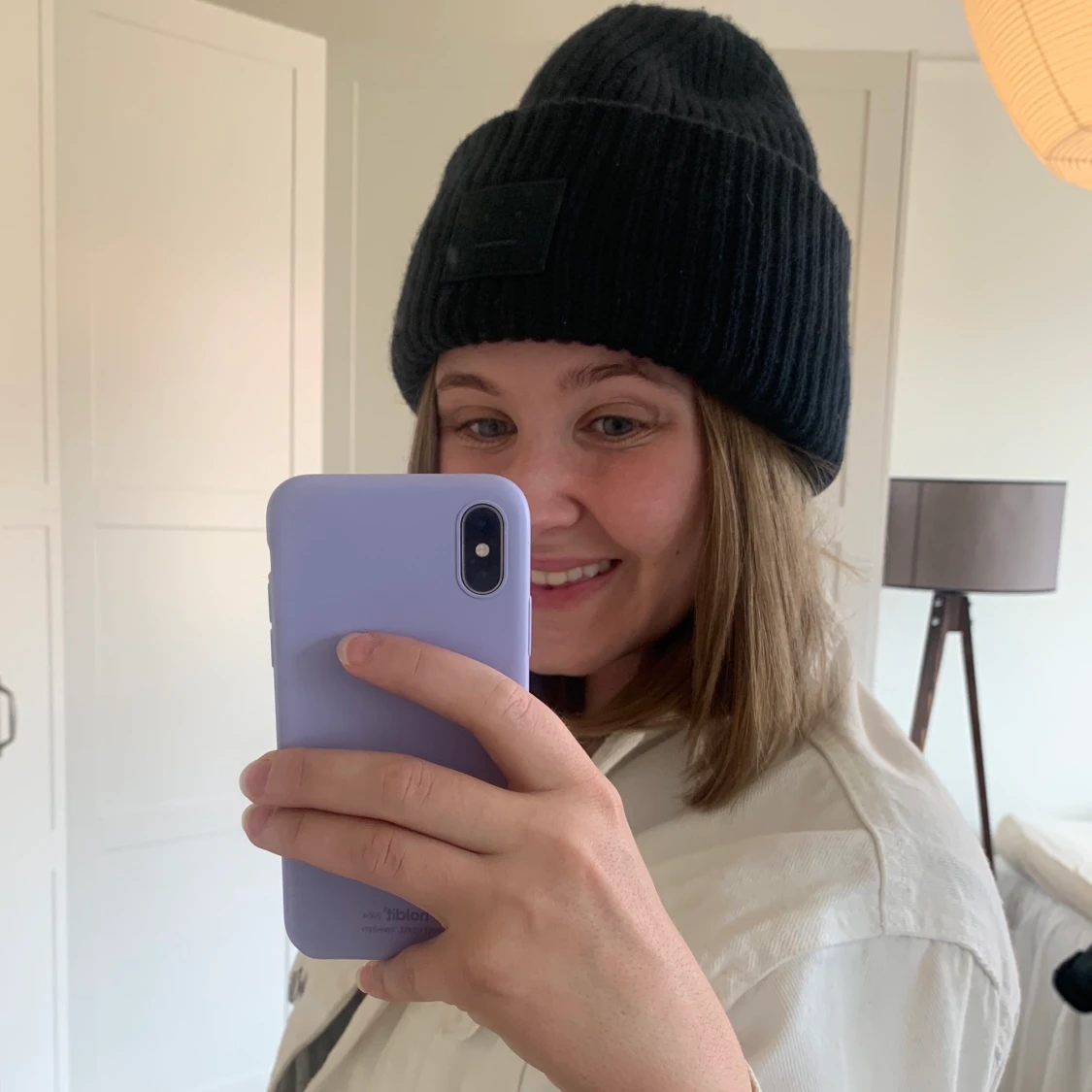 Svart Acne Mössa  - 90