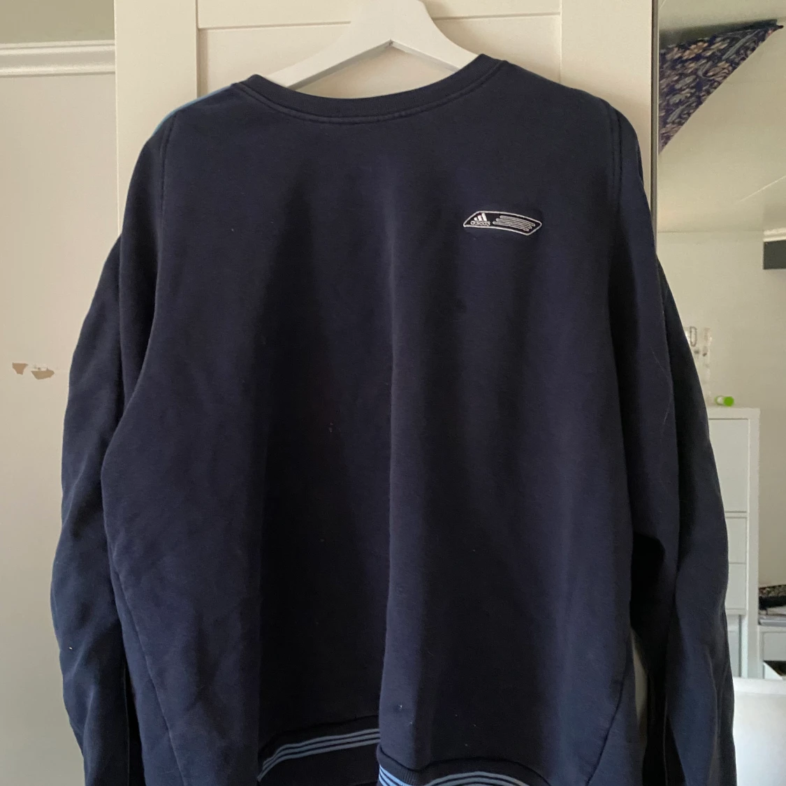 Blå sweatshirt - 90