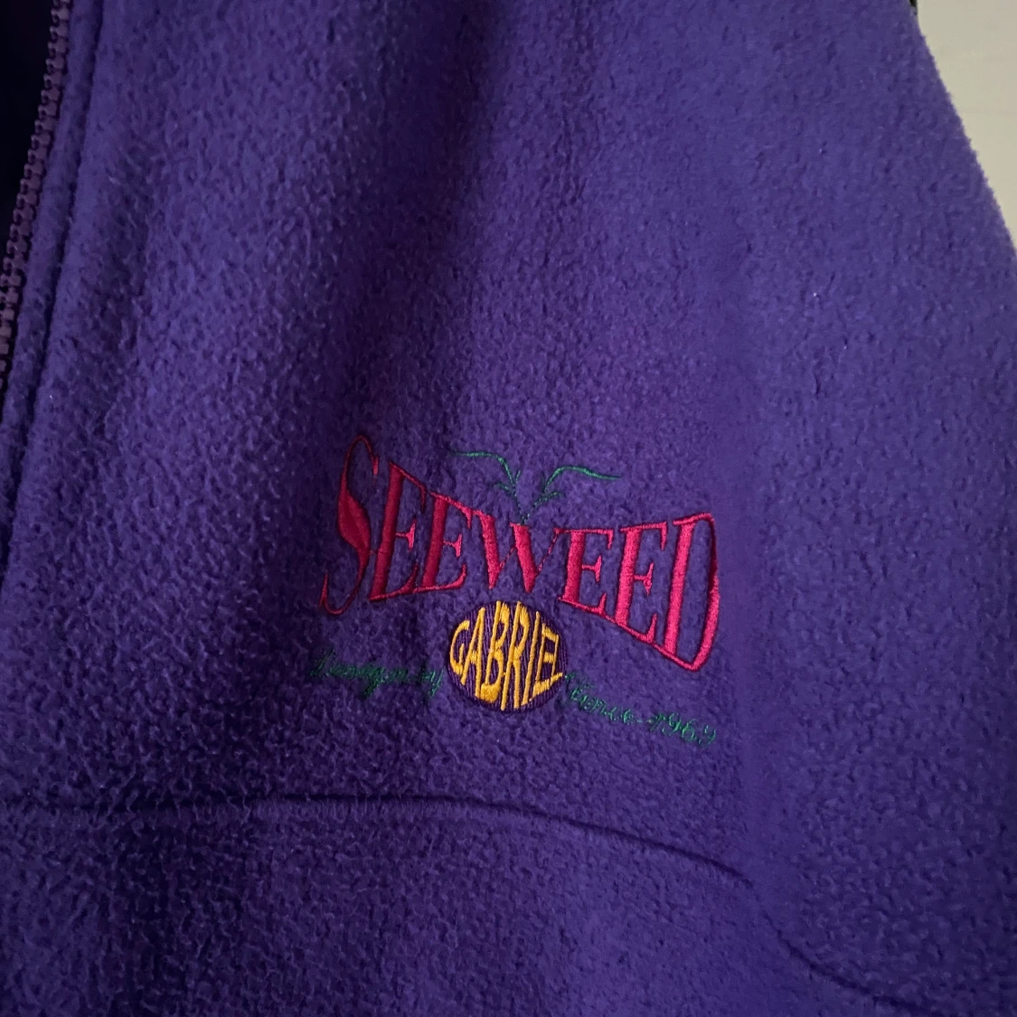 Lila fleece jacka - 90