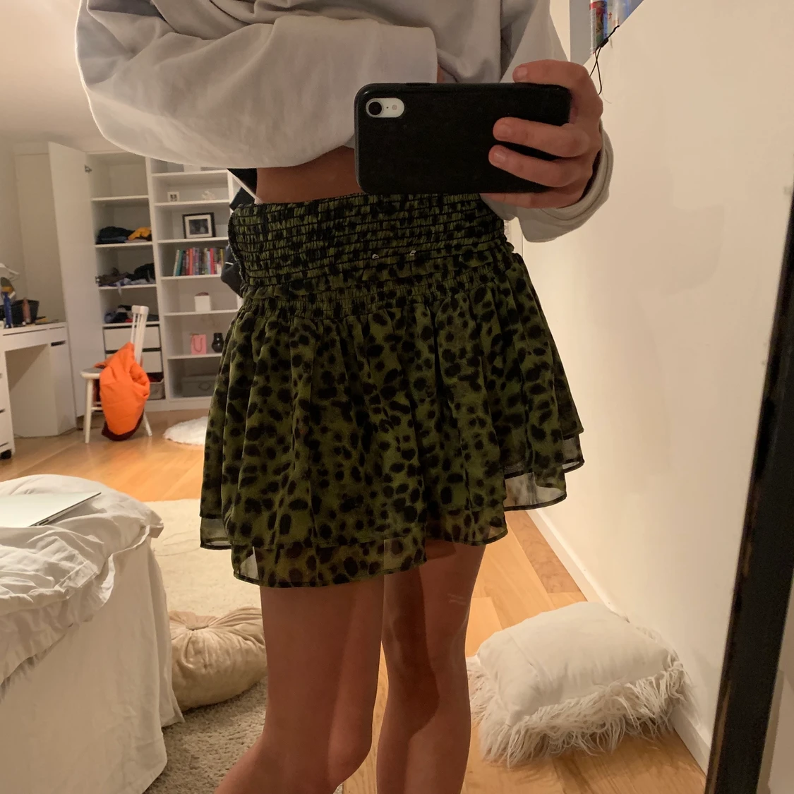 Volangkjol med mönster - 91