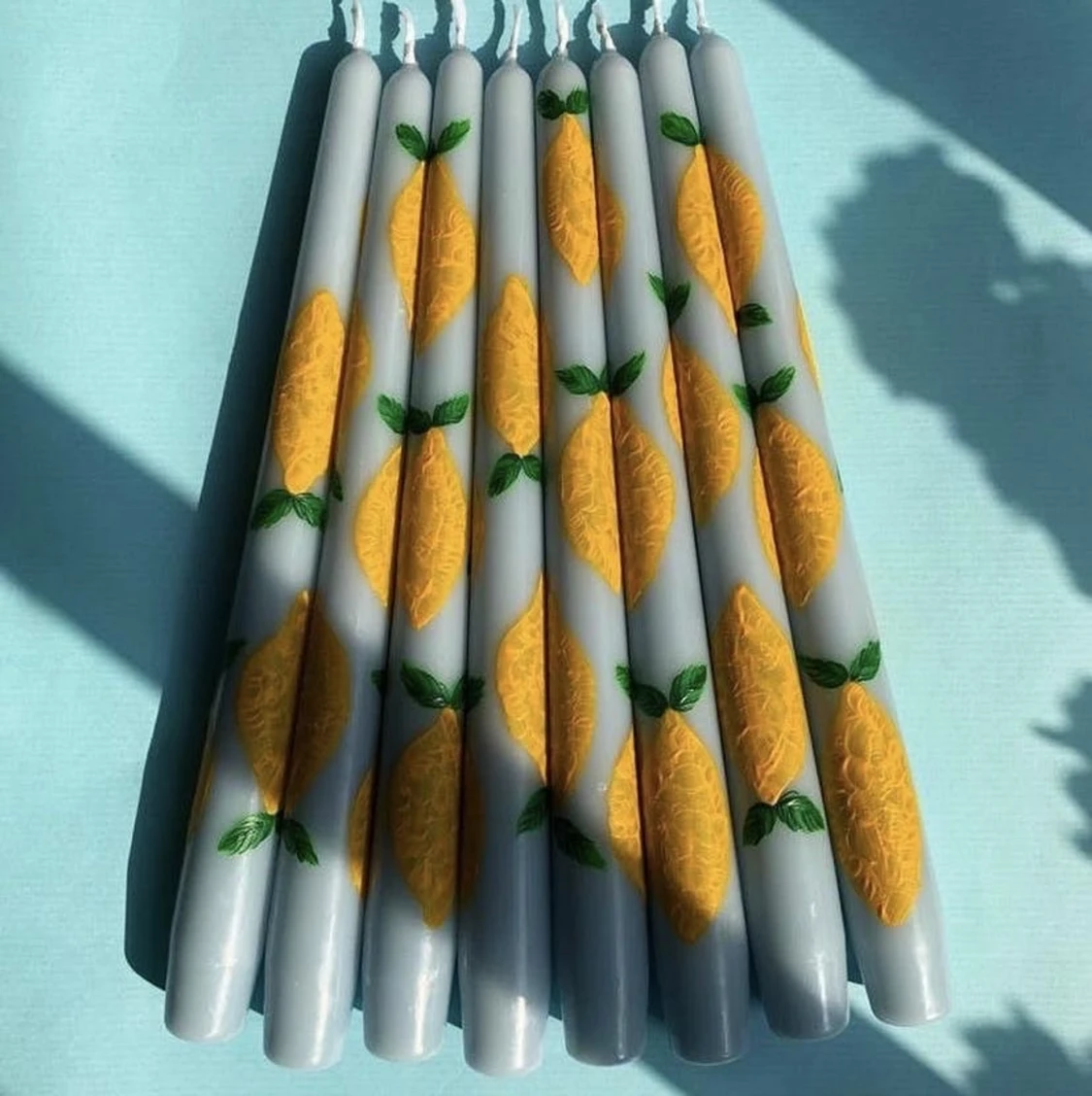 Hand målade ljus - 90