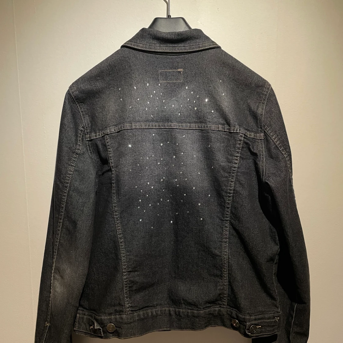 Mörkgrå jeans jacka  - 91