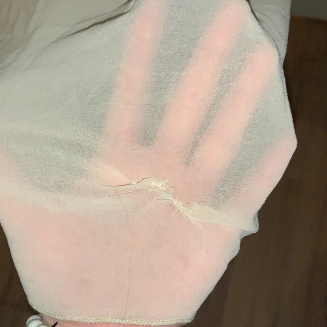 Skala Balklänning med tillkommande sjal i beige och marinblå - 91