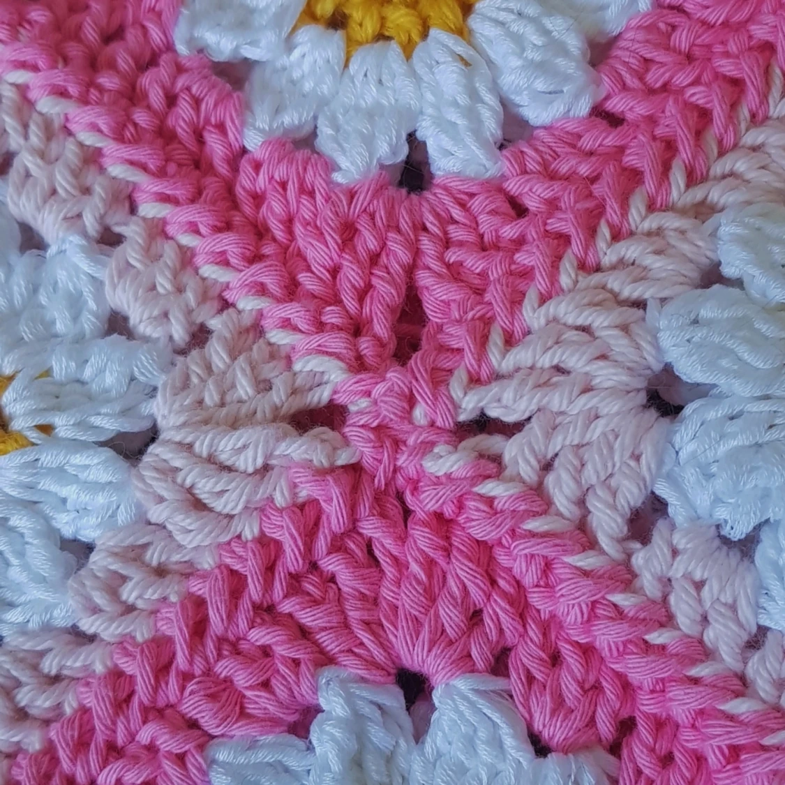 Virkad Väska - Rosa - 91