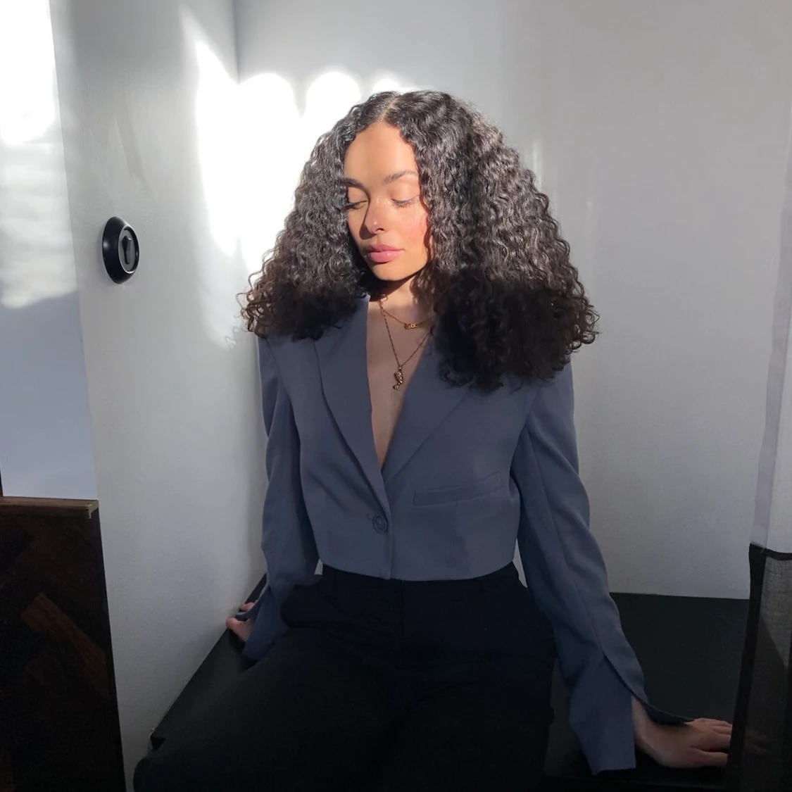 Cropped blazer  - 90