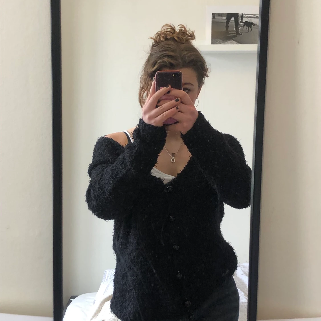 Cool fluffig tröja!