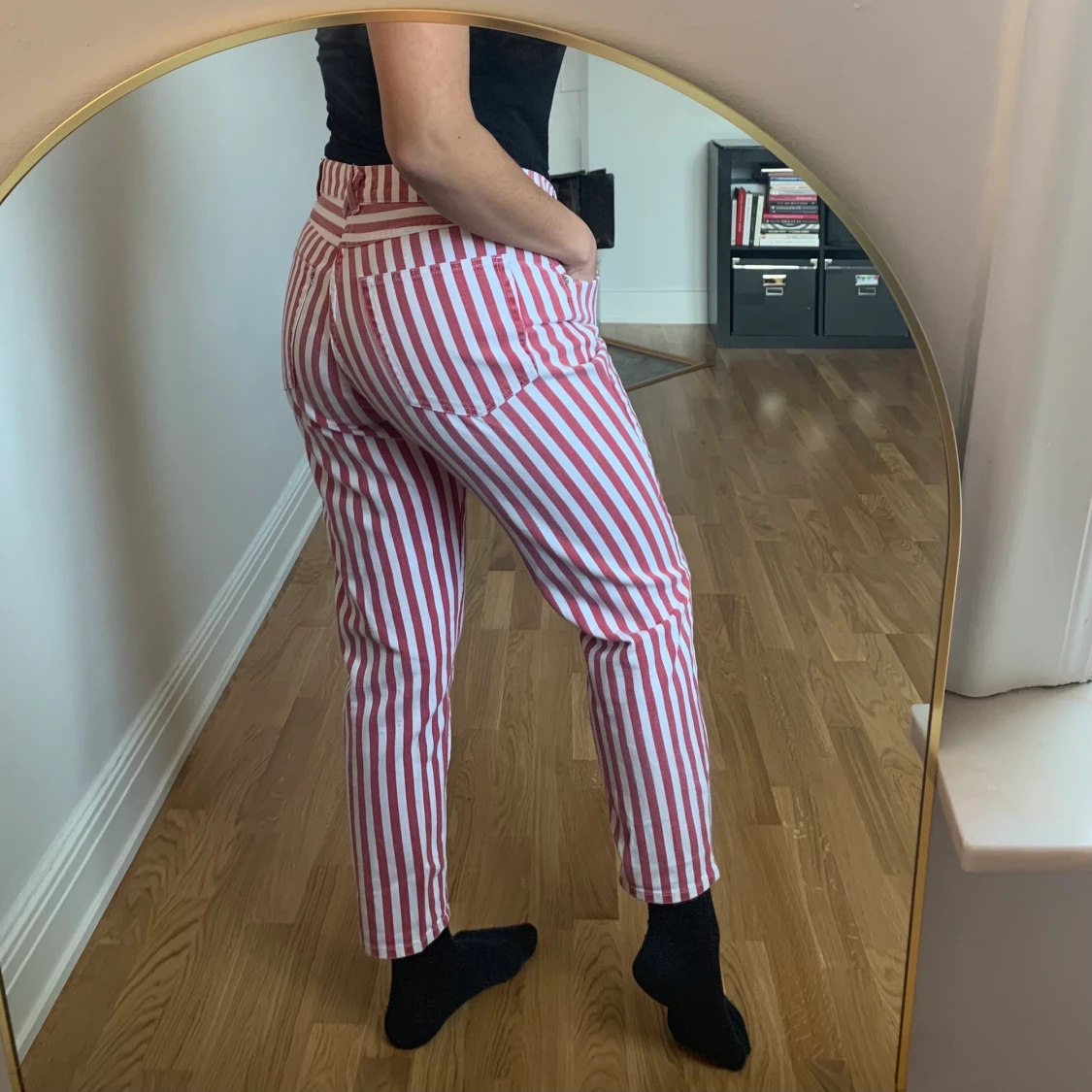 Randiga Jeans/Byxor från PULL&BEAR - 91