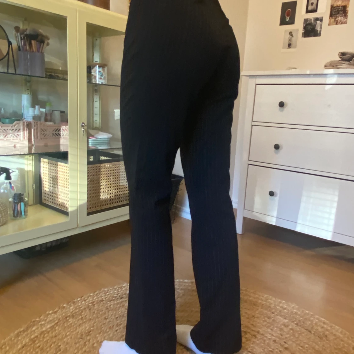 Randiga kostymbyxor  - 90