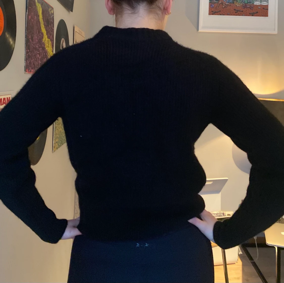 Soft goat kofta svart stl S - 90