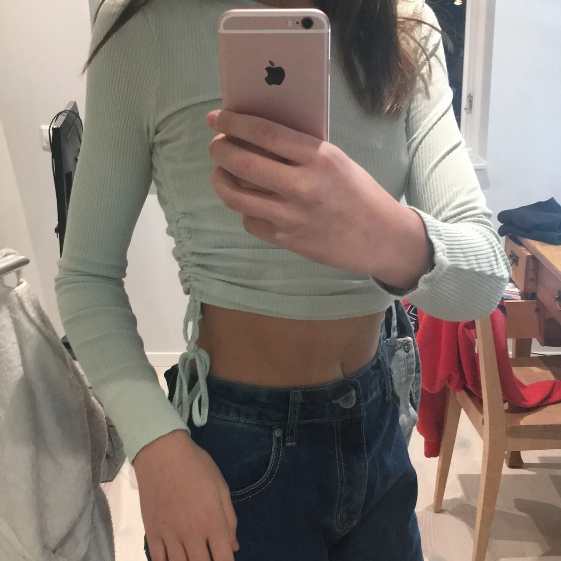 Turkus/grön tröja  - 90