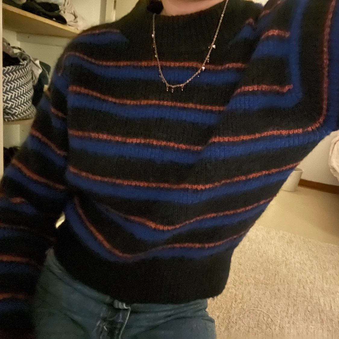 Stickad tröja Weekday