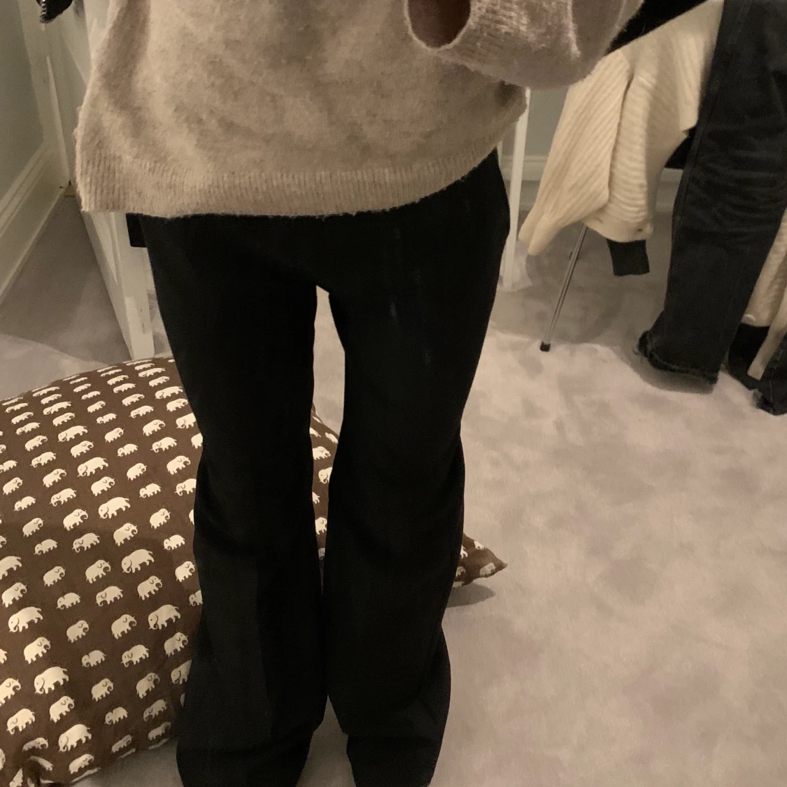 Lågmidjade kostymbyxor - 91