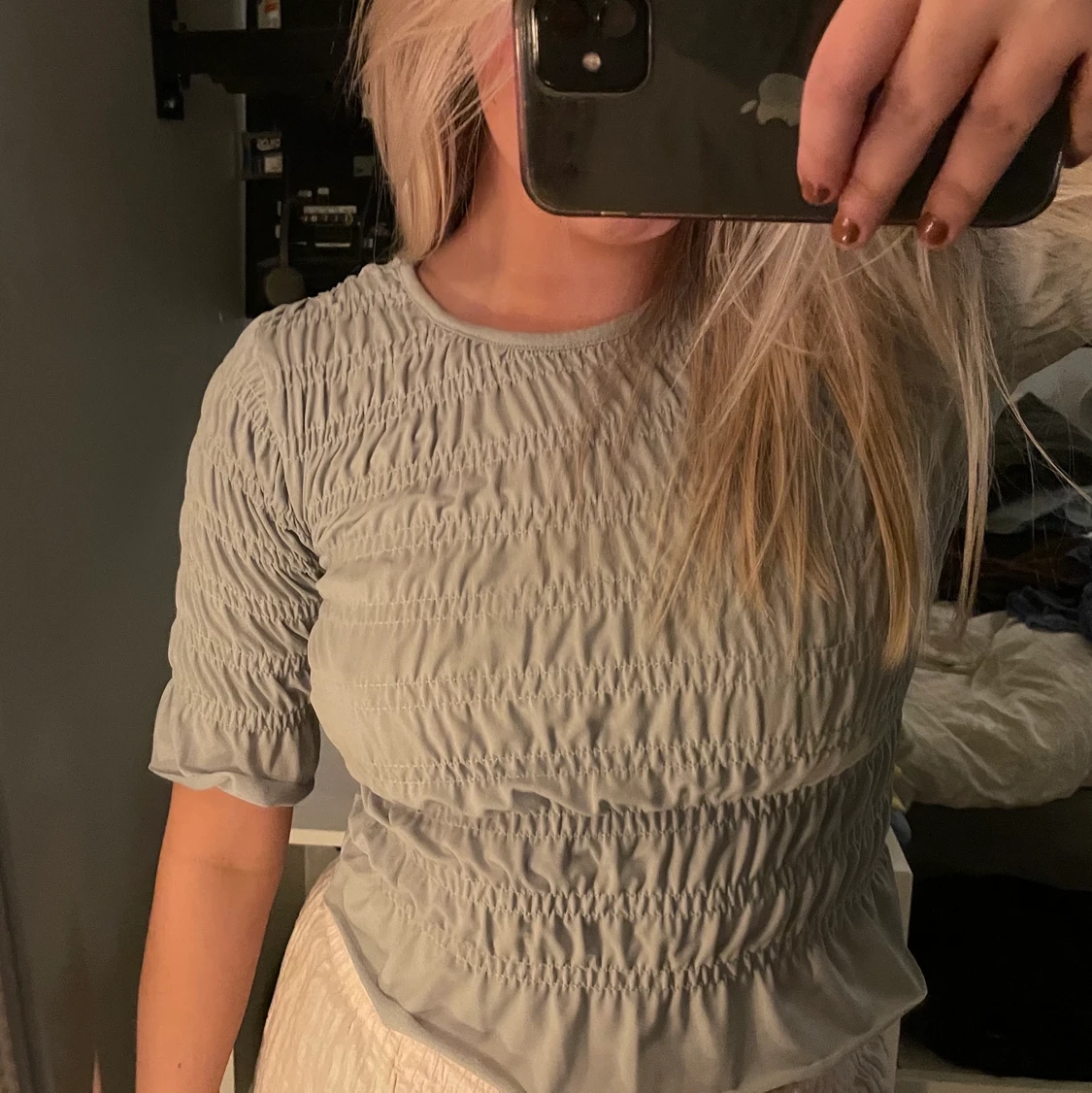 Mint grön topp - 90