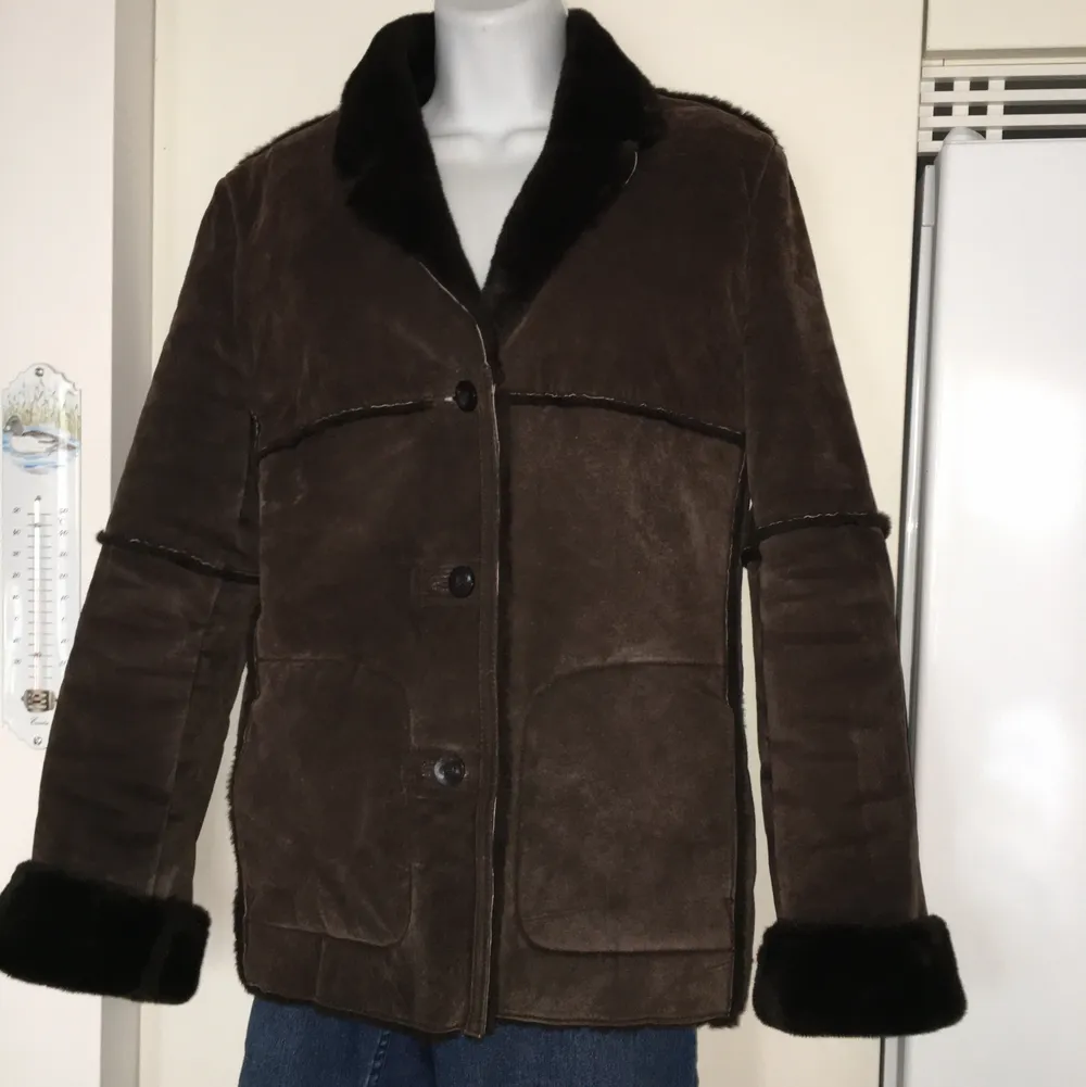 Cianelli genuine leather varmt vinter jacka i stl S. Toppskick.. Jackor.