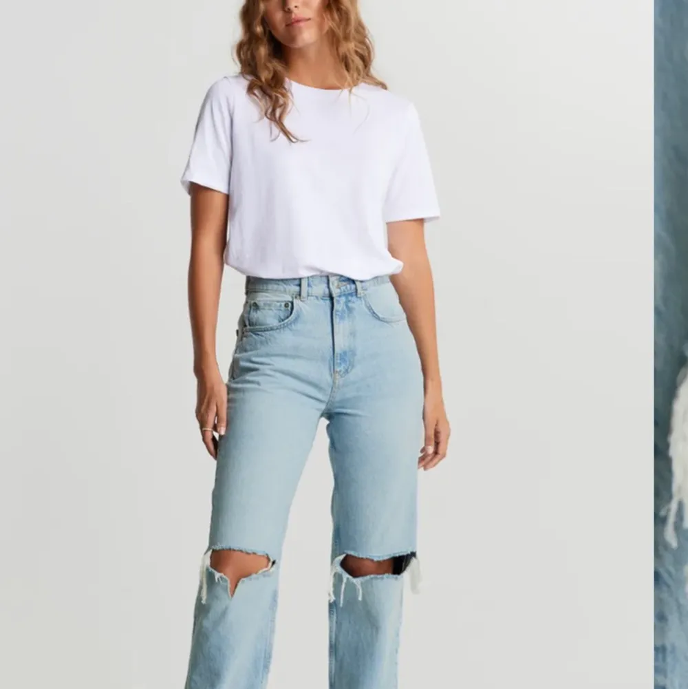 Snygga jeans från Gina som inte lämgre kommer till användning, använd få tal gånger. som i nyskick . Jeans & Byxor.
