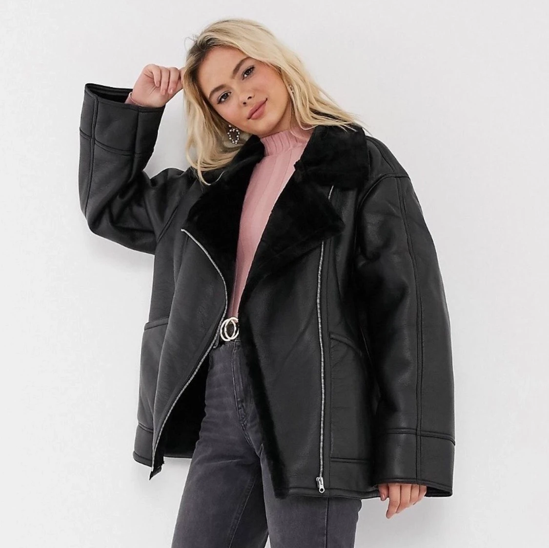 Pilotjacka teddy ASOS Design - 91