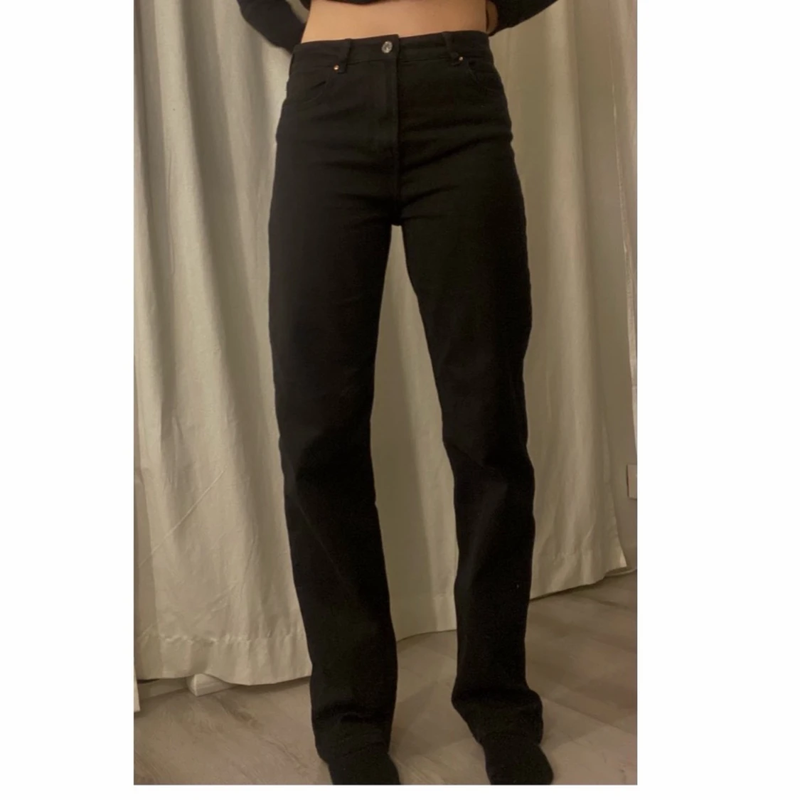 Svarta Straight leg Jeans (Tall) - 91