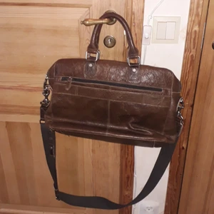 Picardväska - Brunt skinn  , använd 2 ggr
