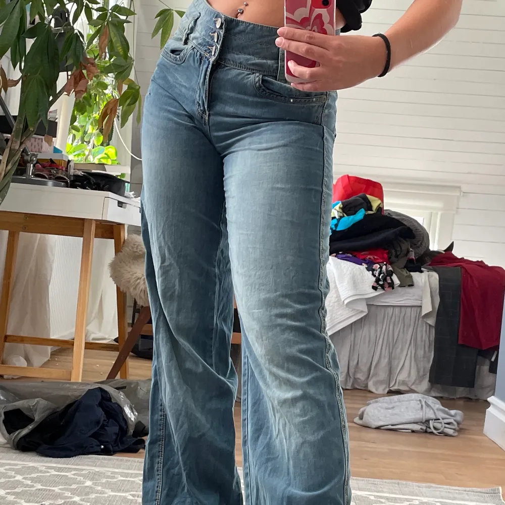 Coola jeans men swag detaljer o sömmar. Jeans & Byxor.