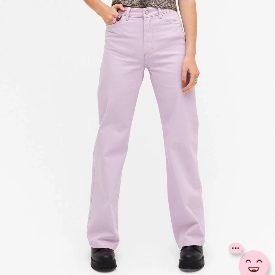 Lila jeans från Monki❣️
