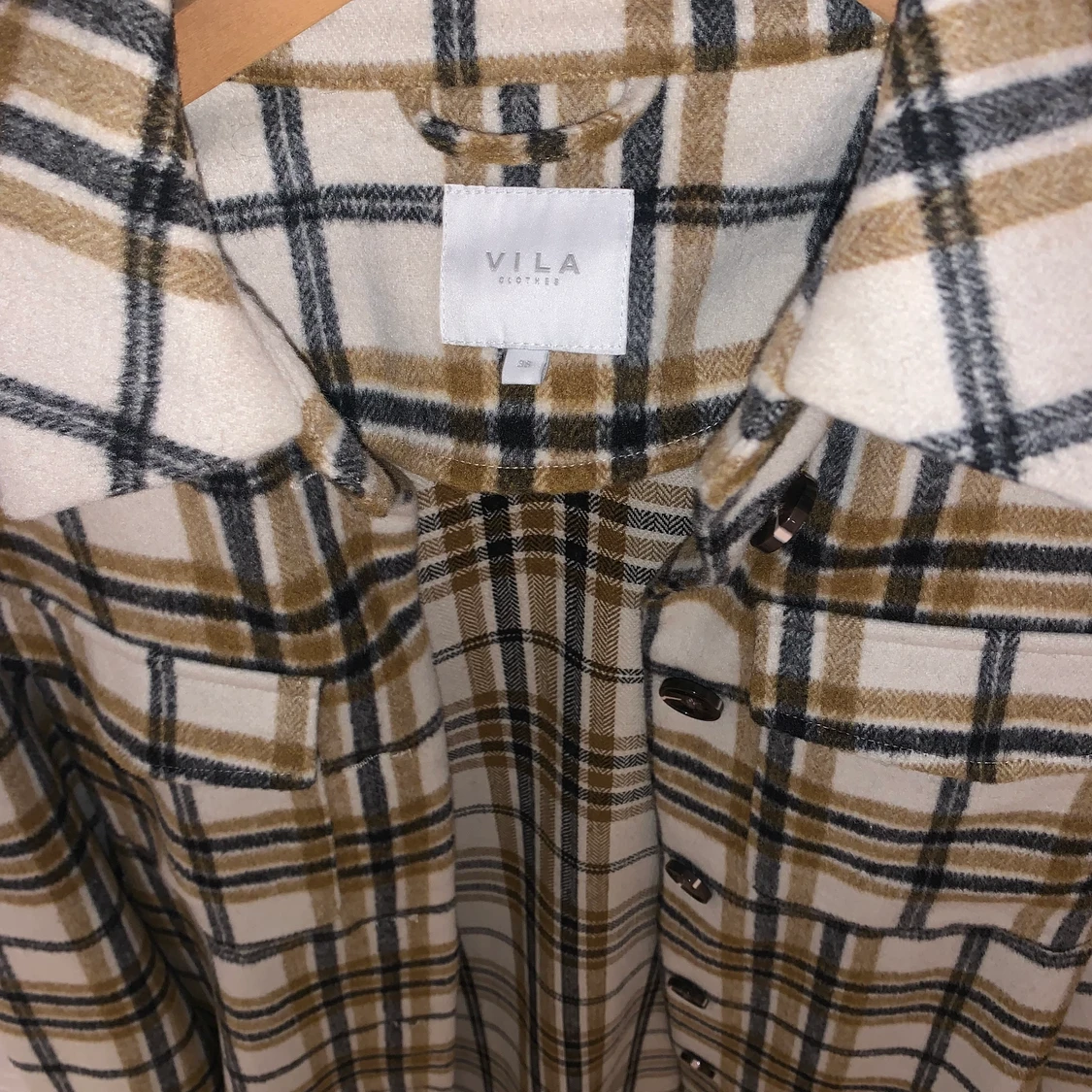 Lång skjortkappa - 90