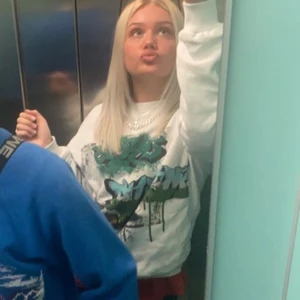 graffiti tröja - köpte för 399kr för 2 månader sen men har aldrig använt den. tyckte inte att dem passar min stil, men tröjan är verkligen super cool! den blev mycket populär efter att saga stq hade den, men den blev slutsålt väldigt snabbt och den är det även nu. inga fel på tröjan. storlek L men sitter fint oversized på mig som brukar ha small.  köpare står för frakten!💖🥂