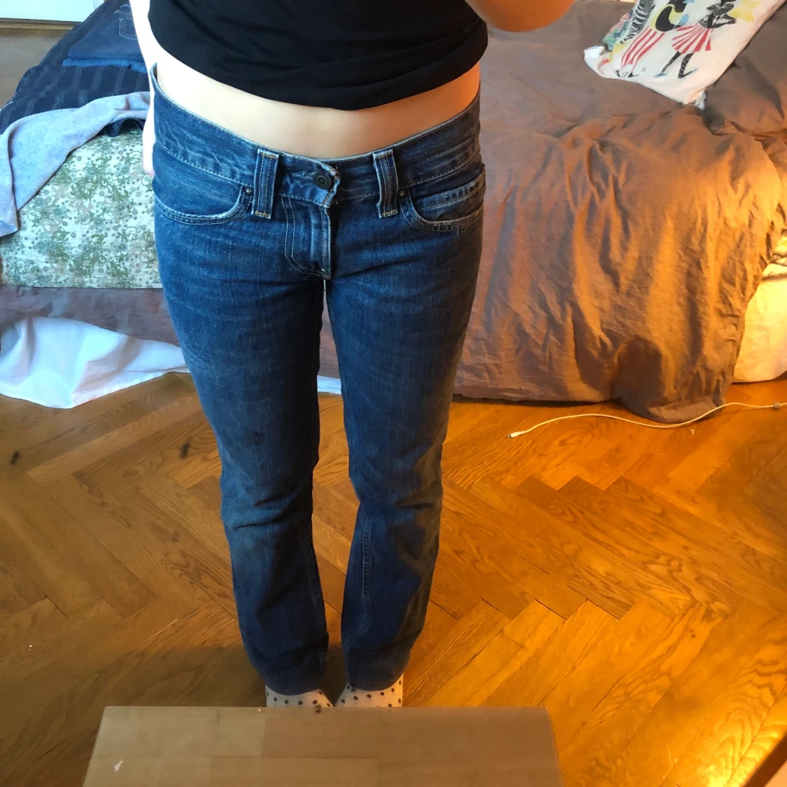 Lågmidjade Levis Jeans