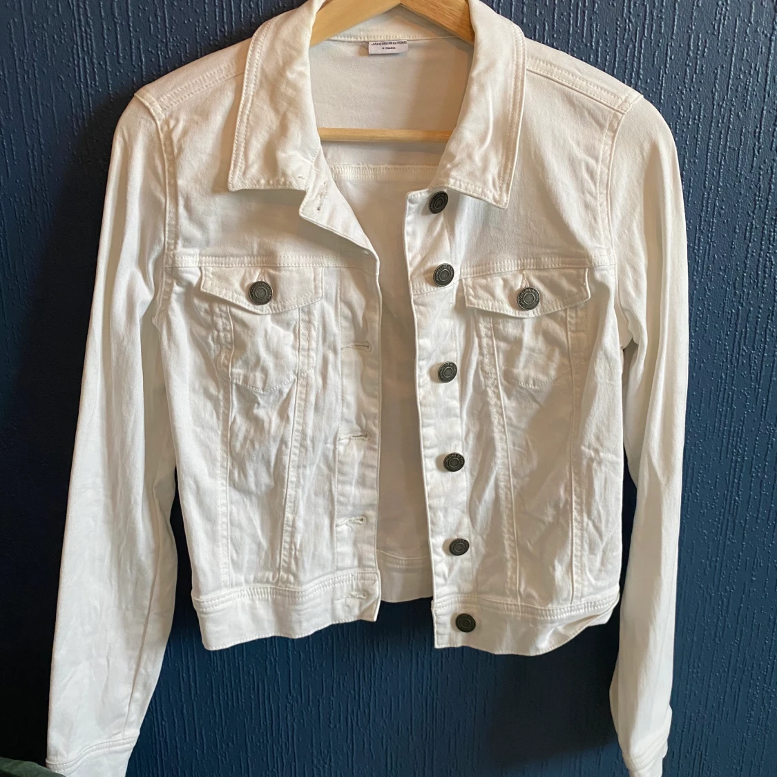 Vit jeansjacka