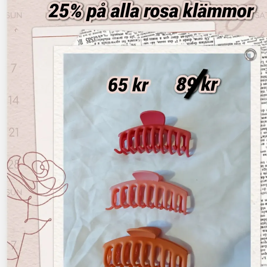 Passa på, 25%. Accessoarer.