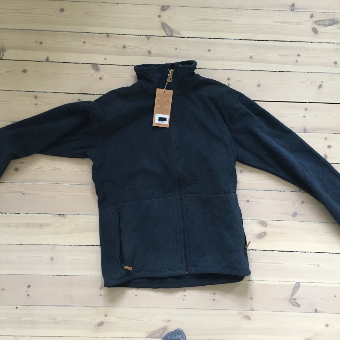 Fjällräven Sten Fleece Mörkblå strl L, oanvänd